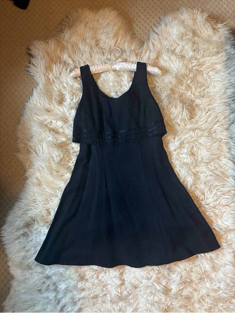 By Choice Dress California Size 7 Black A-Line Scoop Neck